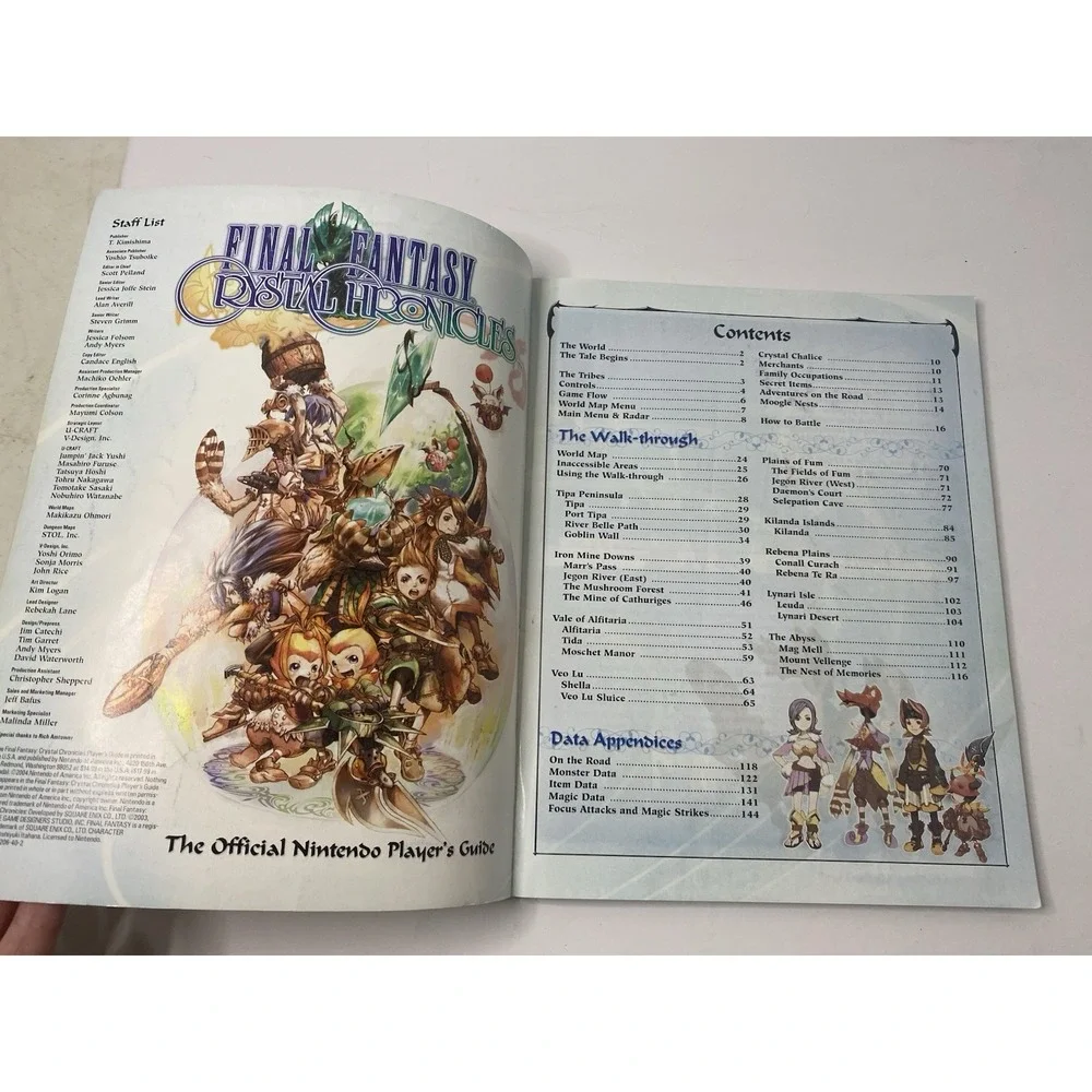 Nintendo Power Final Fantasy Crystal Chronicles Official Strategy Guide Gamecube
